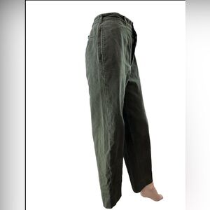 PERRY ELLIS PORTFOLIO olive cotton pants high waisted